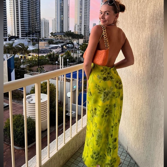 ZARA PRINTED MACI DRESS - Picture 6 of 9